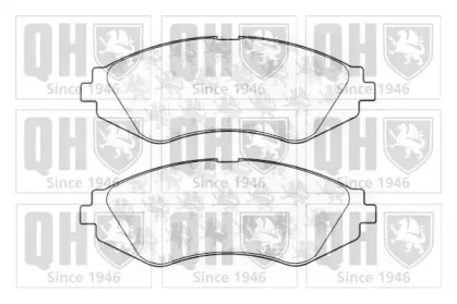 Комплект тормозных колодок BP1069 QUINTON HAZELL