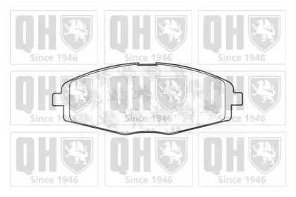 Комплект тормозных колодок BP1114 QUINTON HAZELL