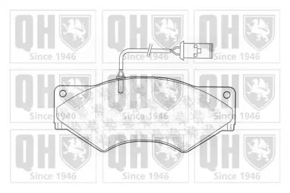 Комплект тормозных колодок BP1239 QUINTON HAZELL