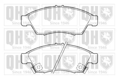 Комплект тормозных колодок BP1348 QUINTON HAZELL