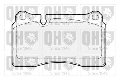 Комплект тормозных колодок BP1566 QUINTON HAZELL