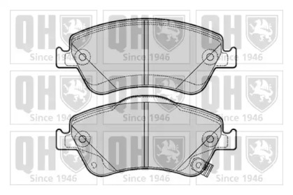 Комплект тормозных колодок BP1652 QUINTON HAZELL