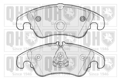 Комплект тормозных колодок BP1757 QUINTON HAZELL