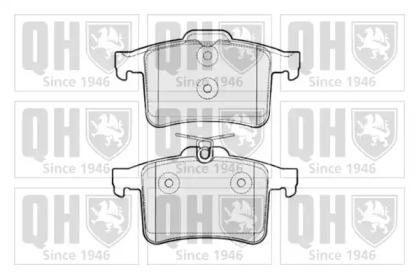 Комплект тормозных колодок BP1781 QUINTON HAZELL