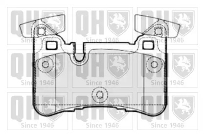 Комплект тормозных колодок BP1792 QUINTON HAZELL