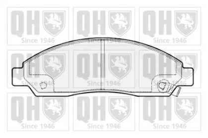 Комплект тормозных колодок BP1856 QUINTON HAZELL