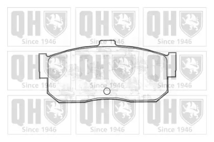 Комплект тормозных колодок BP714 QUINTON HAZELL