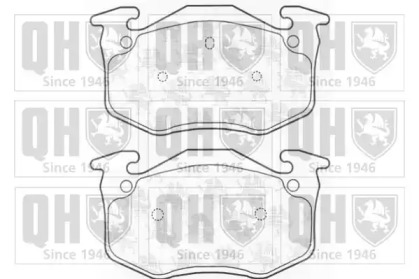 Комплект тормозных колодок BP752 QUINTON HAZELL