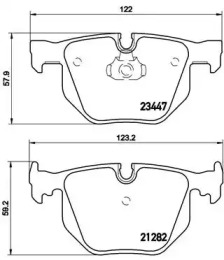 Комплект тормозных колодок P 06 029 BREMBO