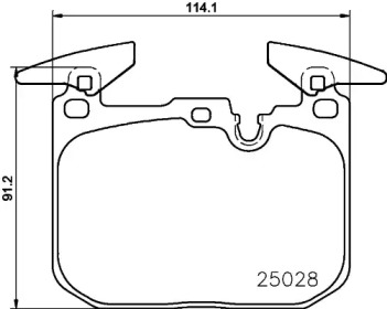 Комплект тормозных колодок P 06 096 BREMBO