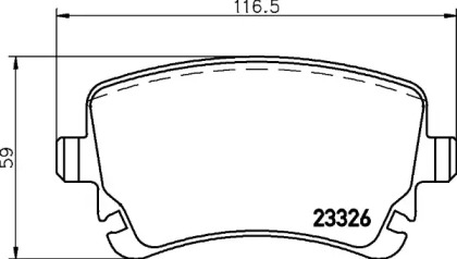 Комплект тормозных колодок P 85 143 BREMBO