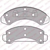 Комплект тормозных колодок LP1173 DELPHI