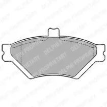 Комплект тормозных колодок LP1188 DELPHI