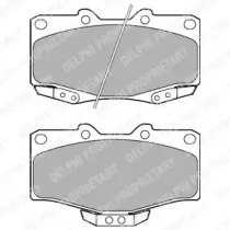Комплект тормозных колодок LP1405 DELPHI