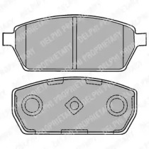 Комплект тормозных колодок LP1430 DELPHI
