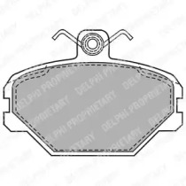Комплект тормозных колодок LP1444 DELPHI