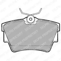 Комплект тормозных колодок LP1455 DELPHI