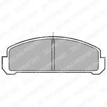 Комплект тормозных колодок LP155 DELPHI