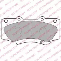 Комплект тормозных колодок LP2244 DELPHI