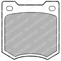 Комплект тормозных колодок LP23 DELPHI