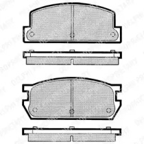 Комплект тормозных колодок LP362 DELPHI