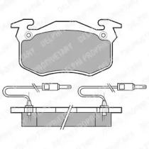 Комплект тормозных колодок LP382 DELPHI