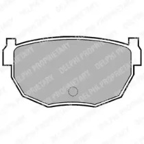 Комплект тормозных колодок LP454 DELPHI