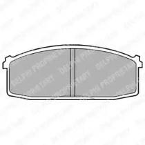 Комплект тормозных колодок LP687 DELPHI