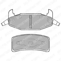 Комплект тормозных колодок LP896 DELPHI