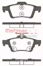 Комплект тормозных колодок 0842.70 METZGER