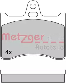 Комплект тормозных колодок 1170567 METZGER