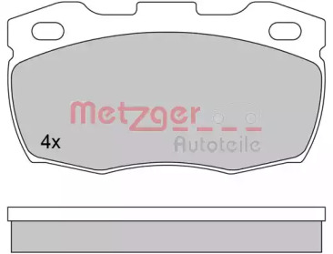 Комплект тормозных колодок 1170573 METZGER