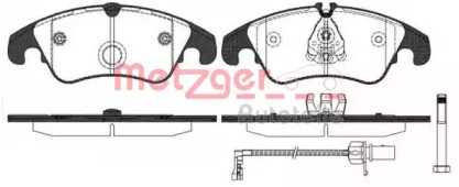 Комплект тормозных колодок 1304.31 METZGER