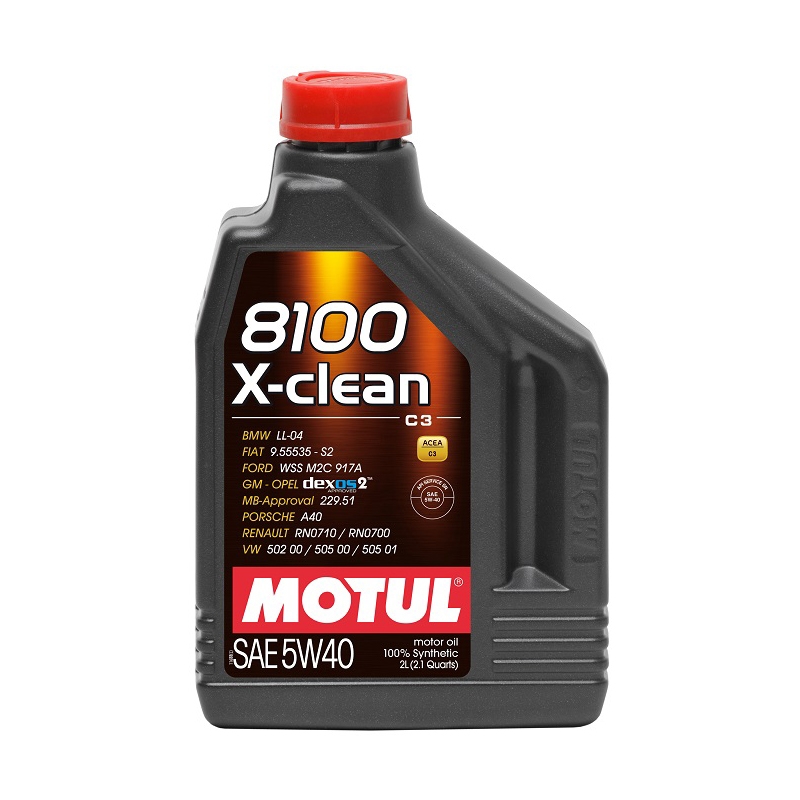 Моторное масло Motul 8100 X-clean 5W-40 2л