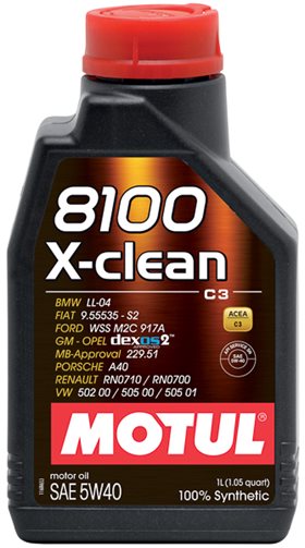 Моторное масло Motul 8100 X-clean 5W-40 1л