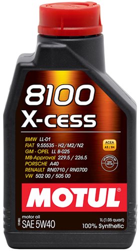 Моторное масло Motul 8100 X-cess 5W-40 1л