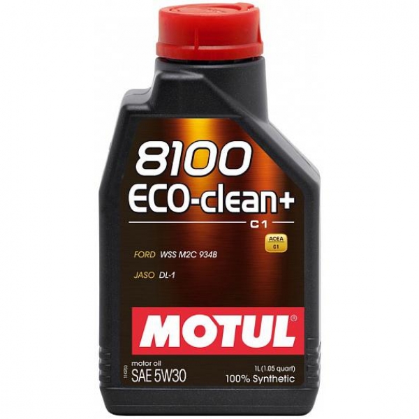 Моторное масло Motul 8100 Eco-clean+ 5W-30 1л