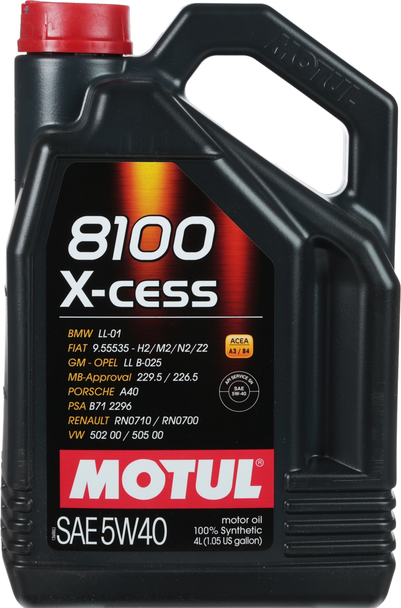 Моторное масло Motul 8100 X-cess 5W-40 4л