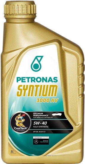 Моторное масло Petronas Syntium 3000 AV 5W-40 1л