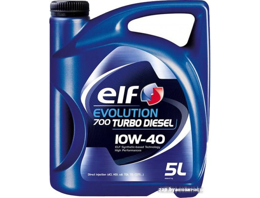 Моторное масло Elf Evolution 700 Turbo Diesel 10W-40 5л