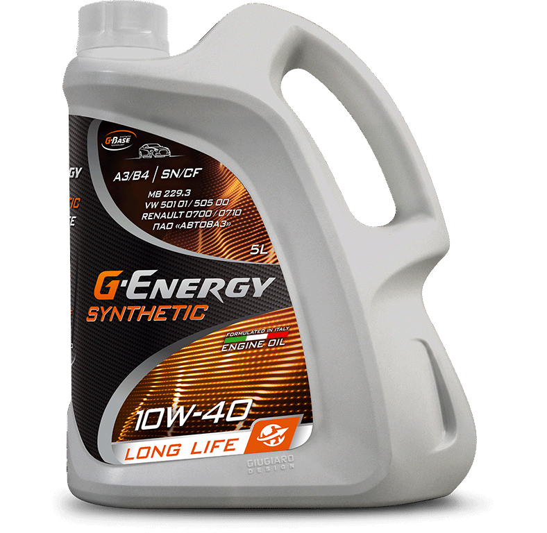 Моторное масло G-Energy Synthetic Long Life 10W-40 5л