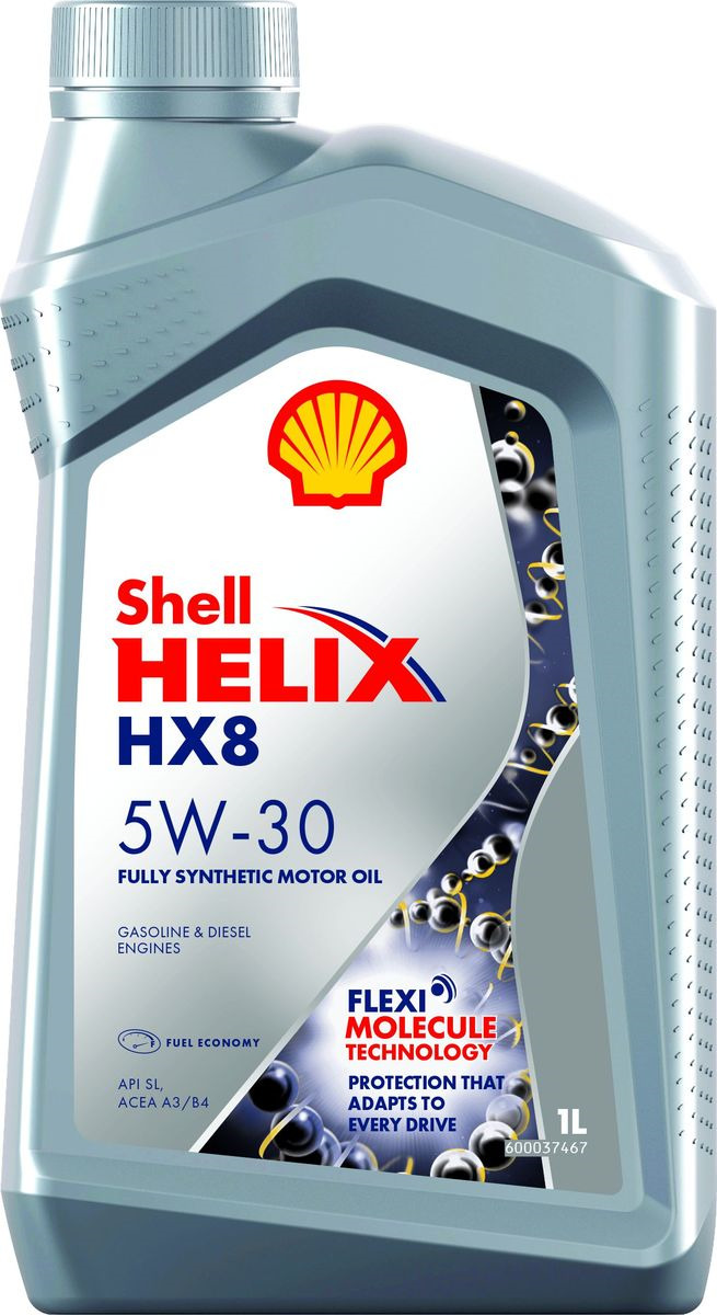 Моторное масло Shell Helix HX8 Synthetic 5W-30 1л