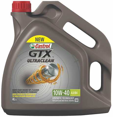 Моторное масло Castrol GTX 10W-40 A3B3 4л