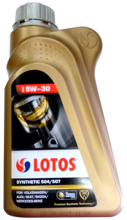 Моторное масло Lotos Synthetic 504507 5W-30 1л