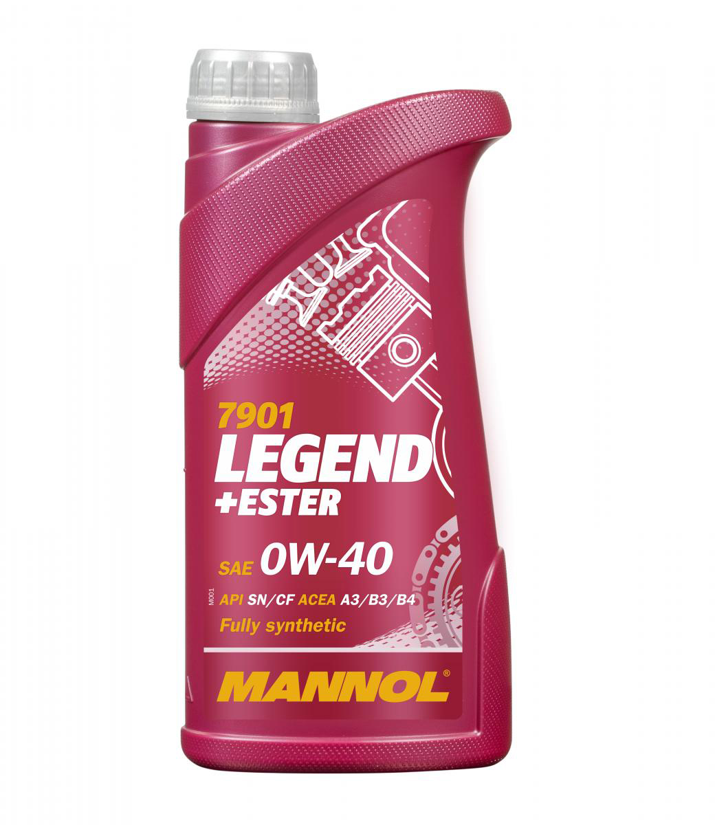 Моторное масло Mannol LEGEND+ESTER 0W-40 1л