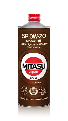 МОТОРНОЕ МАСЛО MITASU MJ-P02. MITASU GOLD PLUS SP 0W-20 1Л