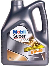 Моторное масло Mobil Super 3000 X1 Diesel 5W-40 4л