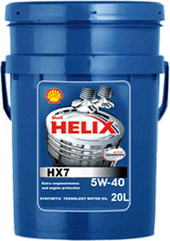 Моторное масло Shell Helix HX7 5W-40 20л