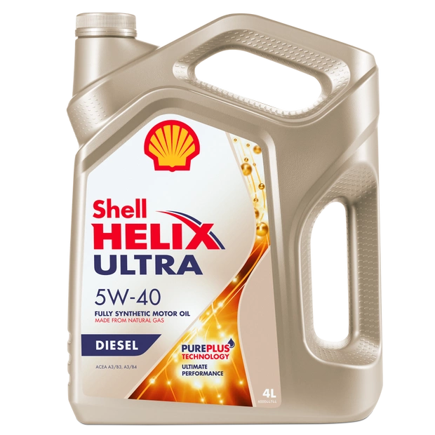 Моторные масла SHELL SHELL 5W40 HELIX ULTRA DIESEL4