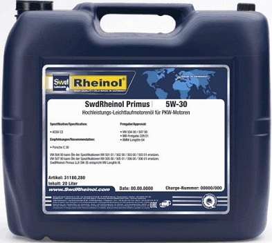 Моторные масла SWD RHEINOL 31173280_SWDRHEINOL